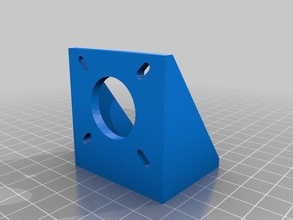 motor bracket 3d printer parts 3d print model - Mito3D