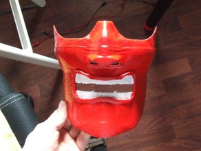 mempo andere Maske pla samurai 3d print model - Mito3D