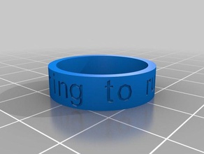 mark ring anelli personalizzato 3d print model - Mito3D