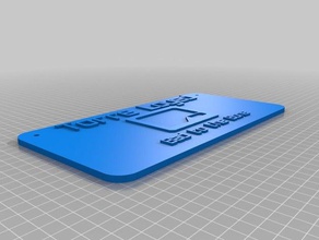 torre do osso sinais logotipos personalizado 3d print model - Mito3D