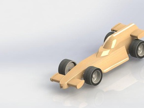 une voiture de f1 3d l'impression cool les enfants étape stl jouets travail 3d print model - Mito3D