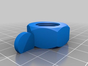 mi personalizados tuerca trabajo tornillo arandela roscada varilla de fábrica diy 3d print model - Mito3D