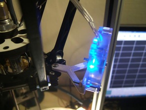 4cm hot-end fan mount rostock 3d printer accessories 40mm cooling 3d print model - Mito3D