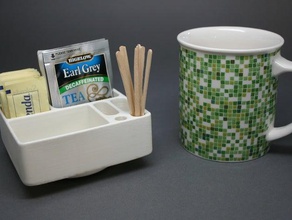 tea caddy a cozinha jantar caneca 3d print model - Mito3D