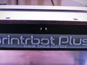 printrbot plus 21 faceplate flat square 3d printer parts 3d print model - Mito3D