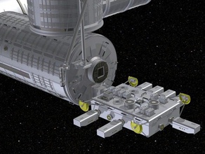 iss module jem buildings structures international space station nasa robot arm science 3d print model - Mito3D