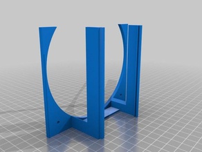 large ramps fan bracket+ 3d printer parts customized 3d print model - Mito3D