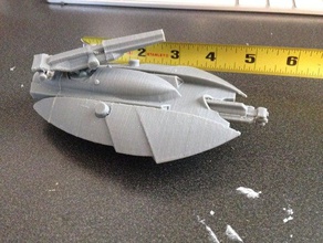 magrider planetside 2 hover tank lasers vehicles planetside2 3d print model - Mito3D