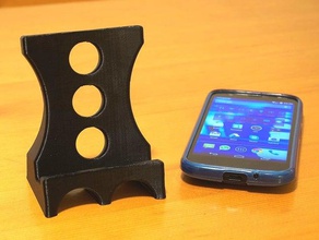 smartphone stand mobile handy 3d print model - Mito3D