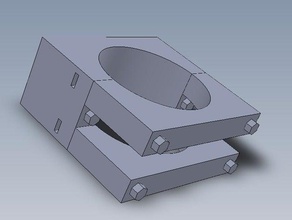 dremel 200 mount cnc axis machine tools holder 3d print model - Mito3D