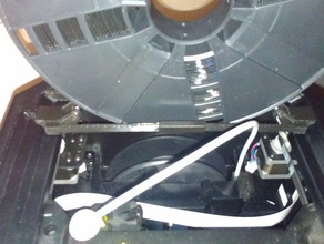 large spool adapter mini 3d printer accessories filament filament-spool holder spoolholder roller stand 3d print model - Mito3D