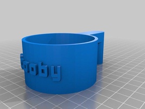 customizable pet food scoop name pets customizer kitchen 3d print model - Mito3D