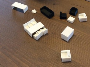 les meubles de la maison modèle président table 3d print model - Mito3D
