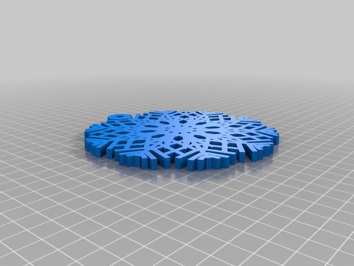 exergy123 fiocco di neve ornamento altri personalizzato 3D print model - Mito3D