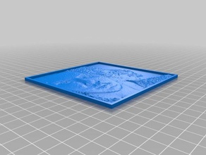 -un 2d art personalizado 3d print model - Mito3D
