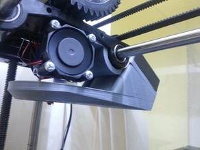 robo3d 50mm fanduct estoque j-cabeça e3d-v6 a impressora partes 40mm fã anular e3dv6 e3d hotend v6 suporte para o ventilador duto do montagem de jhead atualização robo 3d 3d print model - Mito3D