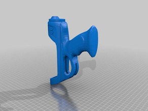 boba fetts esb sidearm handle costume blaster prop star wars 3d print model - Mito3D