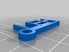 lauren personalizado llavero llaveros 3d print model - Mito3D