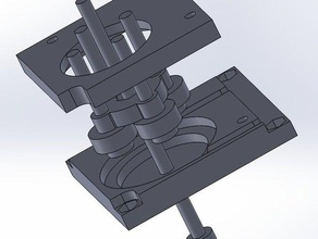 nicks peripump bomba peristáltica diy cojinete rotor rodamiento 3d print model - Mito3D