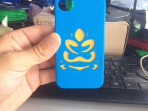 iphone 4s case buddha mobile 3d print model - Mito3D