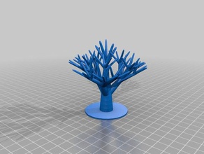 second customized tree models 3d print model - Mito3D