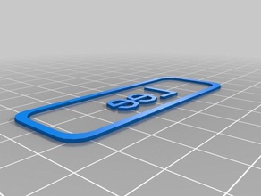 lee nome tag2 sinais logotipos personalizado 3d print model - Mito3D