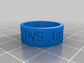 pvs ring rings customized 3d print model - Mito3D