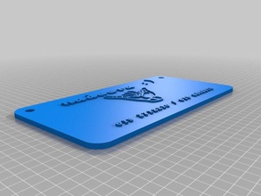 nadeera işareti işaretler logoları özelleştirilmiş 3d print model - Mito3D