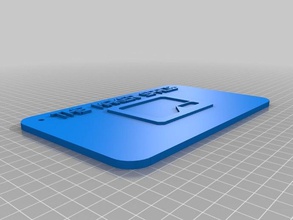maker uzay işaretler logoları özelleştirilmiş 3d print model - Mito3D