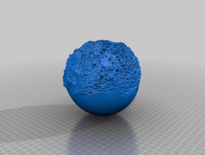 mercury globe 30x 500000 facets physics astronomy messenger 3d print model - Mito3D