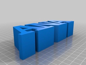teste sinais logotipos personalizado 3d print model - Mito3D