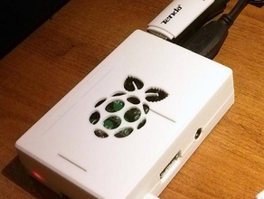 ahududu 3 2 b+ durumda pi elektronik octoprint raspberry konut 3d print model - Mito3D