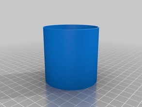 paramétrica simple taza de florero los contenedores personalizador openscad prueba 3d print model - Mito3D