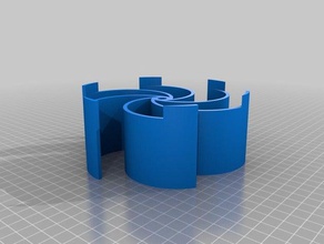 meu personalizados paramétrico airless pneu corte robótica 3d print model - Mito3D