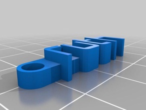 ruth Schlüsselanhänger - Organisation angepasst 3d print model - Mito3D