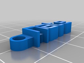 nate llavero organización personalizado 3d print model - Mito3D