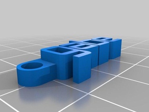 gabe keychain organization customized 3d print model - Mito3D
