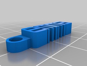 emma Schlüsselanhänger - Organisation angepasst 3d print model - Mito3D