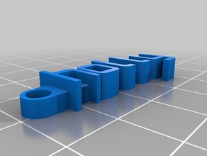 brett trousseau de clés l'organisation personnalisé 3d print model - Mito3D