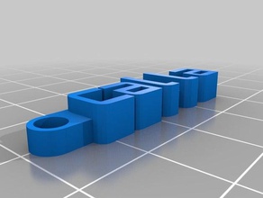 calla keychain organization customized 3d print model - Mito3D