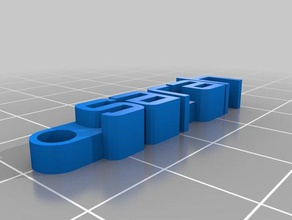 sarah Schlüsselbund - Organisation angepasst 3d print model - Mito3D