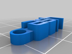 Asche Schlüsselbund - Organisation angepasst 3d print model - Mito3D