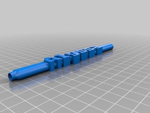 alyssa word pen office customized 3d print model - Mito3D