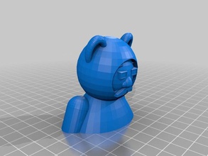 dorba cabeça esculturas 3d print model - Mito3D