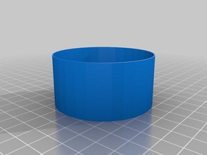 test simple cup vase using 1 res 6 containers customized 3d print model - Mito3D