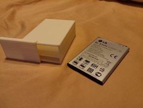 3 bateria de caixa lg bl-53yh batterythats g3 móveis telefone armazenamento lg-g3 3d print model - Mito3D