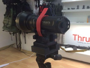 beamshots tripod flashlight adapter diy 3d print model - Mito3D