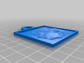 lithopane coralie 2 2d art customized 3d print model - Mito3D