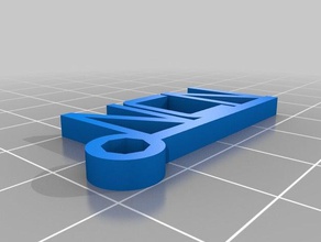 Anahtarlık aile özelleştirilmiş 3d print model - Mito3D