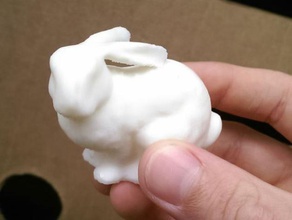 tavşan desteği aşağı kulakları hayvanlar bunny sevimli 3d print model - Mito3D